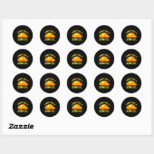 I Don't Give A Schnitzel Ronde Sticker (Vel)
