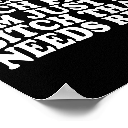 I Don't Have A Resting Face I'm Just A That Need  Poster (Hoek)