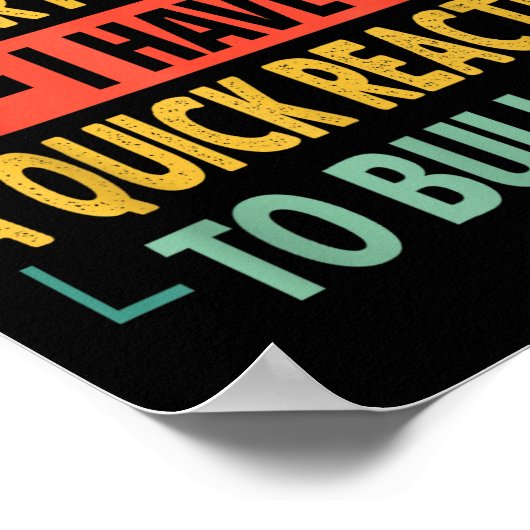 I Don't Have A Short Temper - Quick Reaction To Bu Poster (Hoek)