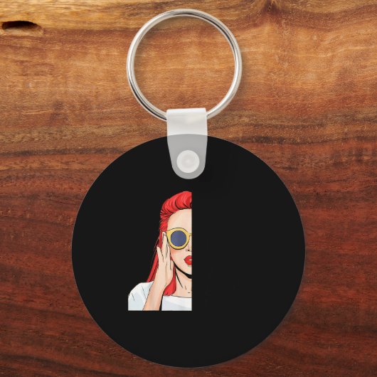 I Don't Have An Attitude Problem I Just Have A Red Sleutelhanger (Voorkant)