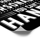 I Don't Have Attitude I've Got A Ity You Cant Hand Poster (Hoek)