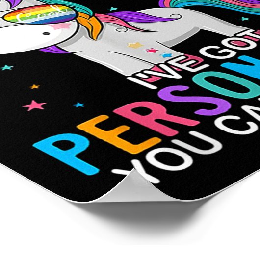 I Don't Have Attitude I've Got Ity You Can't Handl Poster (Hoek)