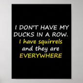 I Don't Have My Ducks In A Row.  Poster (Voorkant)