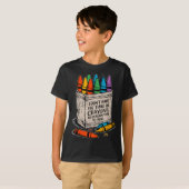 I Don't Have The Time Or The Crayons Funny Sarcasm T-shirt (Voorkant volledig)