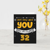 I Don't Know About You But I'm Feeling 32 - 32nd B Kaart (Gele Bloem)