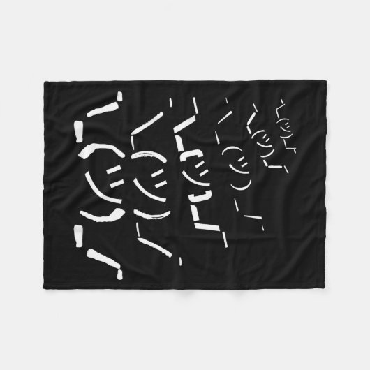 I Don't Know Idk  Fleece Deken (Voorkant (Horizontaal))