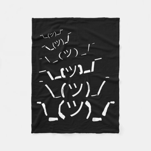 I Don't Know Idk  Fleece Deken (Voorkant)