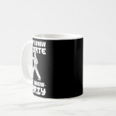 I Dont Know Karate But I Know Crazy Karate Fighter Koffiemok (Voorkant links)