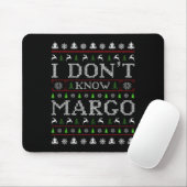 I Don't Know Margo Funny Christmas Ugly Sweater St Muismat (Met muis)