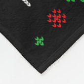 I Don't Know-margo Ugly Sweater Funny Christmas Fo Fleece Deken (Hoek)