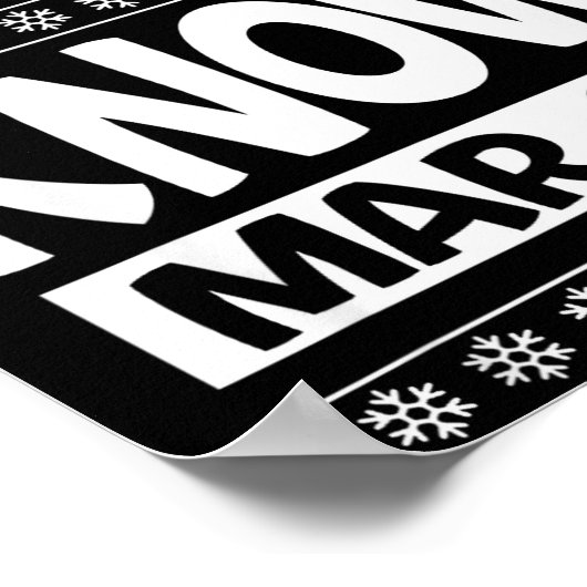 I Don't Know-margo Ugly Sweater Funny Christmas Fo Poster (Hoek)