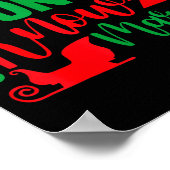 I Don't Know-margo Ugly Sweater Funny Christmas Fo Poster (Hoek)