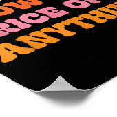 I Don't Know The Price Of Anything Funny Quote Hum Poster (Hoek)