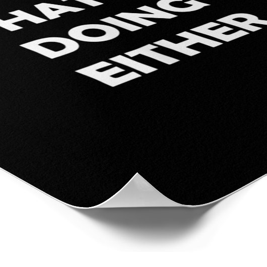 I Don't Know What I'm Doing Either _ Hilarious Quo Poster (Hoek)