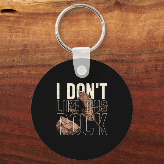 I Don't Like This Rock Marcus The Worm Meme Funny  Sleutelhanger (Voorkant)