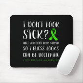 I Don't Look Sick - Lyme Disease Awareness Muismat (Met muis)