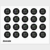 I Don't Look Sick - Lyme Disease Awareness  Ronde Sticker (Vel)