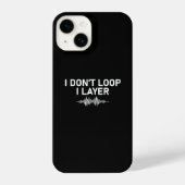 I Don't Loop I Layer Minimal Music V2 iPhone Hoesje (Achterkant)