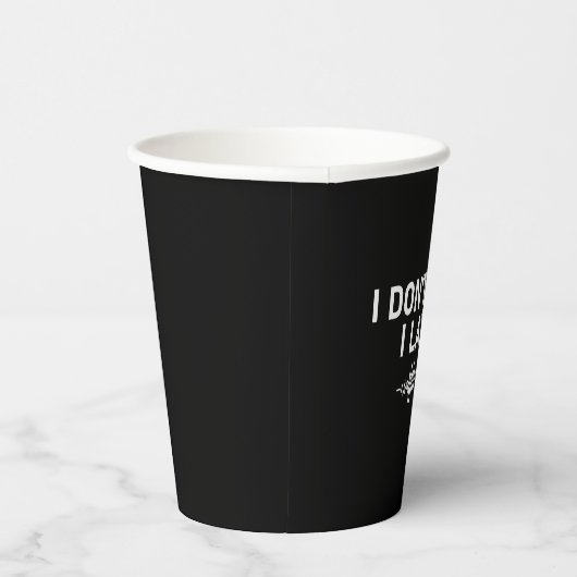 I Don't Loop I Layer Minimal Music V2 Papieren Bekers (Rechts)