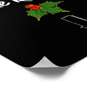 I Don't Make The Rules Joke Cool Mistletoe Decorat Poster (Hoek)