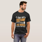 I Don't Need A Costume I'm A Office Manager Funny T-shirt (Voorkant volledig)