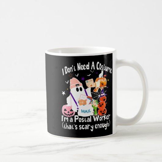 I Don't Need A Costume I'm A Stal Worker Ghost Hal Koffiemok (Rechts)