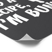 I Don't Need A Recipe I'm Bunic Romanian Grandfath Poster (Hoek)