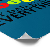 I Don't Need Google My Dad Knows Everything Daught Poster (Hoek)