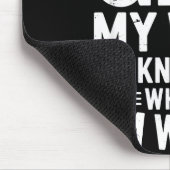 I Don't Need Gps My Wife Knows Father Husband Funn Muismat (Hoek)