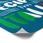 I Don't Need Recipes I'm Italian  Poster (Hoek)