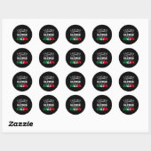 I Don't Need Recipes I'm Italian  Ronde Sticker (Vel)
