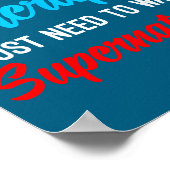 I Don't Need Therapy I Just Need To Watch Supernat Poster (Hoek)