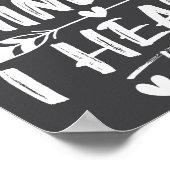 I Don't Read Minds I Heal Them - Psychology Psycho Poster (Hoek)