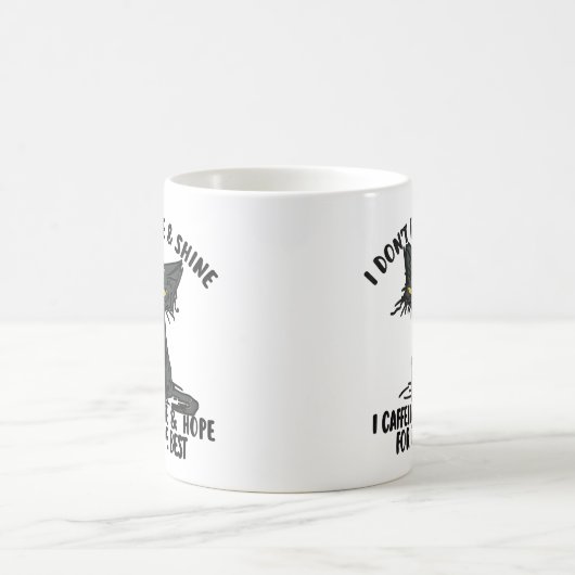 I Don't Rise & Shine, I Caffeinate, Grumpy Cat Koffiemok (Center)