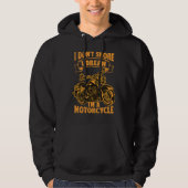 I don't snore I dream I'm a motorcycle relaxing Hoodie (Voorkant)