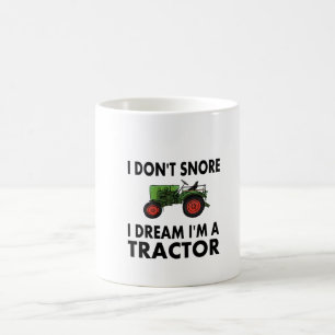 I Don't Snore I Dream I'm A Tractor Koffiemok