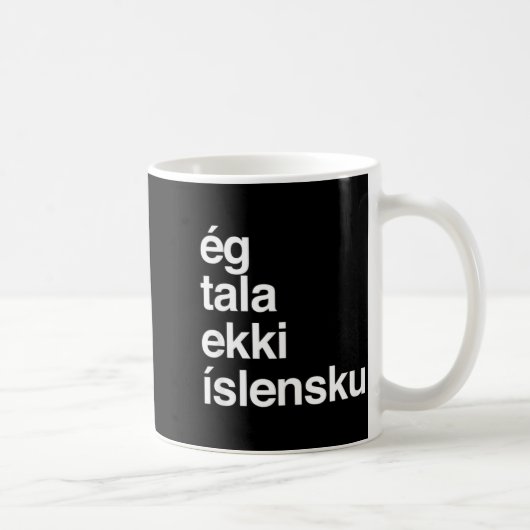 I Dont Speak Icelandic  Koffiemok (Rechts)
