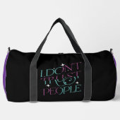  I Don't Trust People Quote Plunjezak (Voorkant)