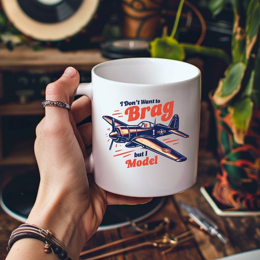 I Don't Want to Brag but I Model Koffiemok