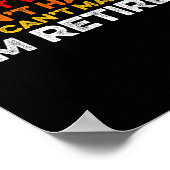 I Don't Want To I Don't Have To You Can't Make Me Poster (Hoek)