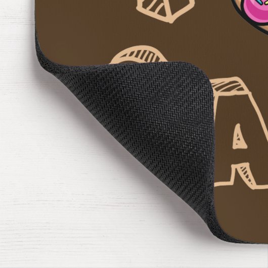 I Donut Care Funny Muismat (Hoek)