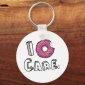 I Donut Care Funny Sleutelhanger (Voorkant)