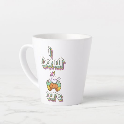 I Donut Care Latte Mok (Linkerhoek)