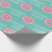 I Donut Care - Slogan inpakpapier (Hoek)