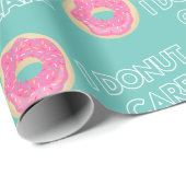 I Donut Care - Slogan inpakpapier (Rol Hoek)