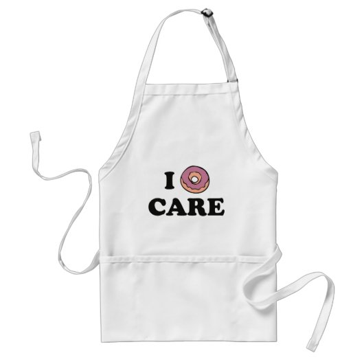 I Donut Care Standaard Schort (Voorkant)