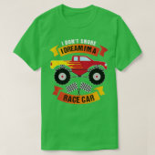 I Donx27t Snore I Dream Ix27m a Race Car T-shirt (Design voorkant)