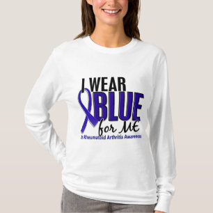 I Draag Blauwte Reumatoïde artritis RA T-shirt