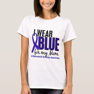 I Draag Blue Ma Rheumatoïde artritis RA T-shirt