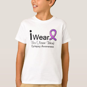  I Draag Epilepsy Ribbon T-shirt